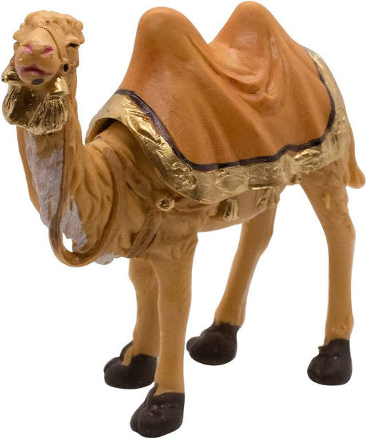 5" Standing Camel with Red Saddle Blanket | Perfect for Nativity Collection