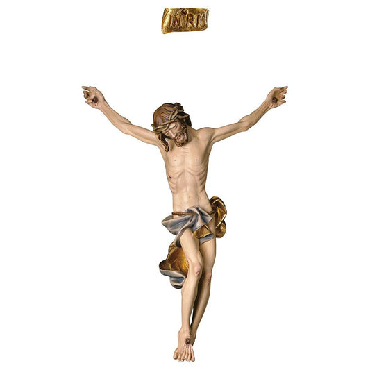 Custom 54" Corpus of Christ – Life-Size Hand-Carved and Hand-Painted Jesus Figure with Open Eyes