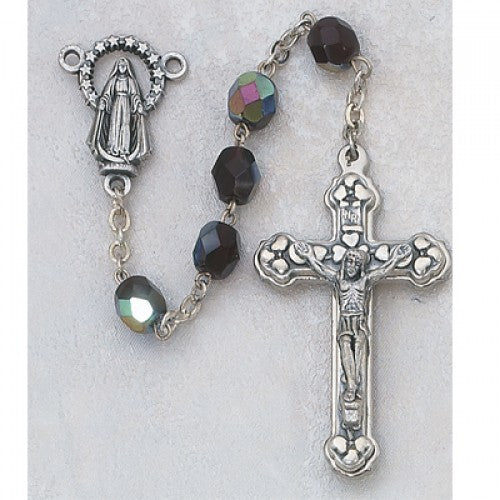 6MM AB GARNET/JAN ROSARY