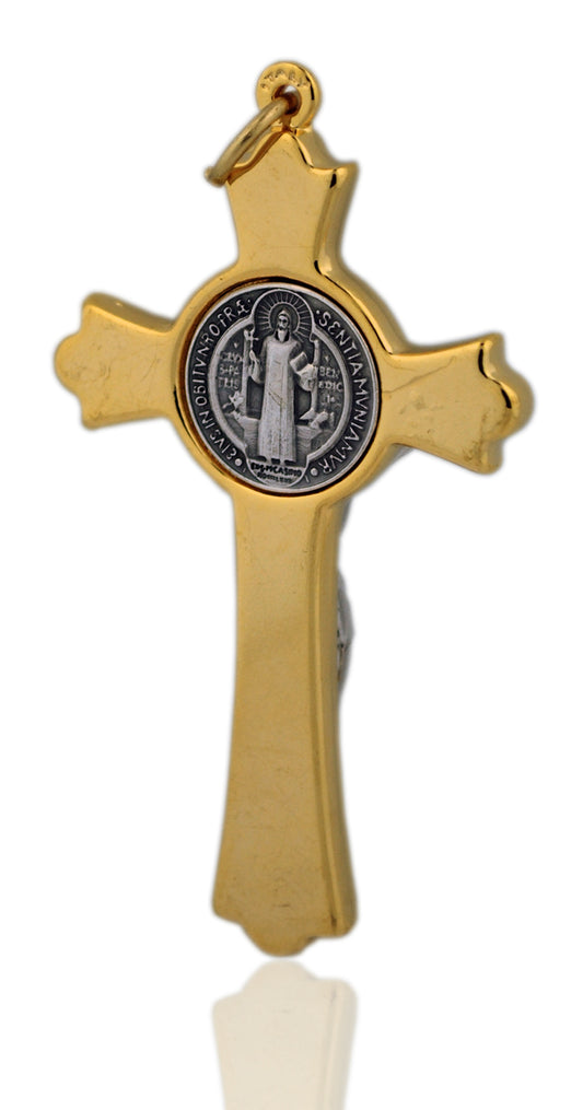 Beautiful St. Benedict Cross (Gold-Tone)