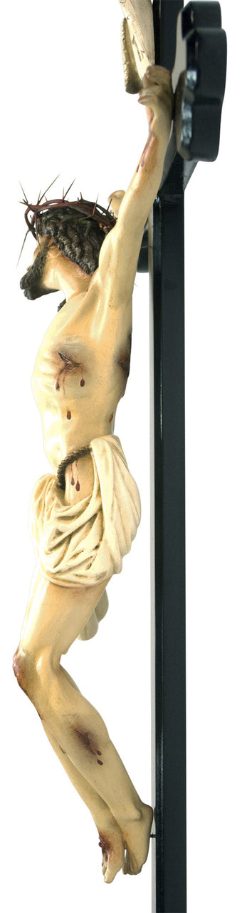 Deluxe Suffering Christ Wall Crucifix - Institutional Size (33")
