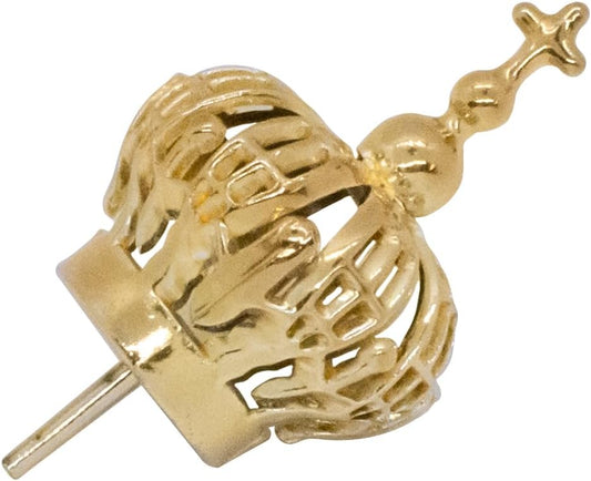 Royal Gold Crown Accessory for Statues – Removable May Crowning (1.5" for 12"-17" Statues)