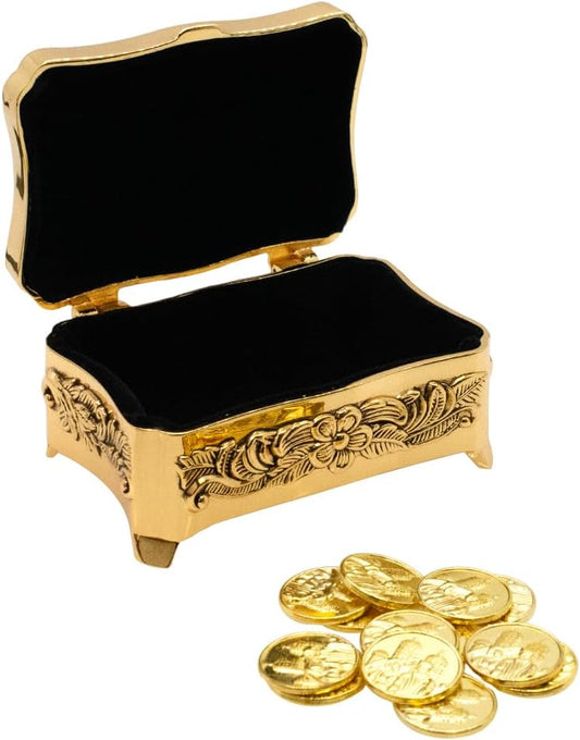 Las Arras Matrimoniales: Ornate Wedding Tokens and Unity Coins for a Blessed Union