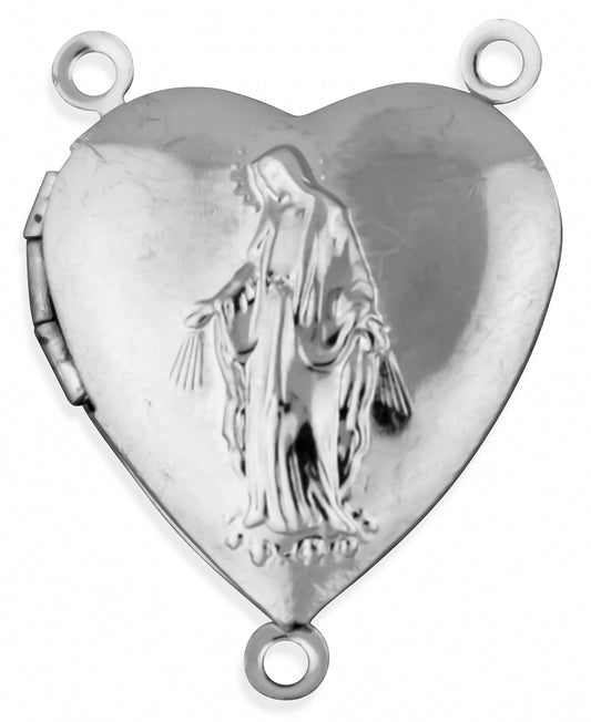 Our Lady of Grace Locket Rosary Centers - Pack of 5