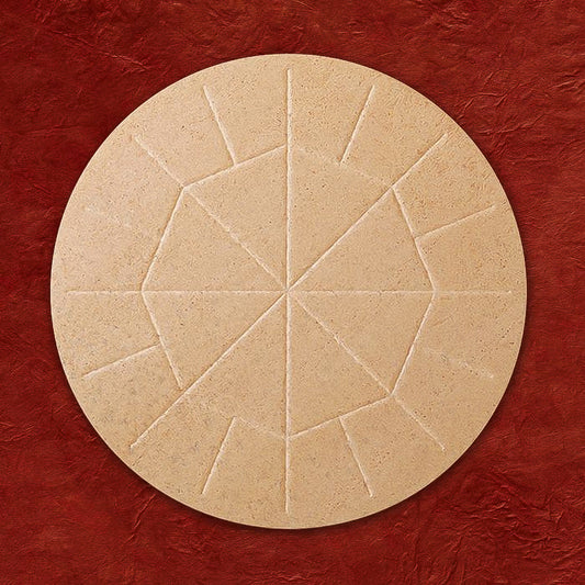 Whole Wheat Communion Wafers 5-3/4" (Pack of 25) - Lg Host - Broadman