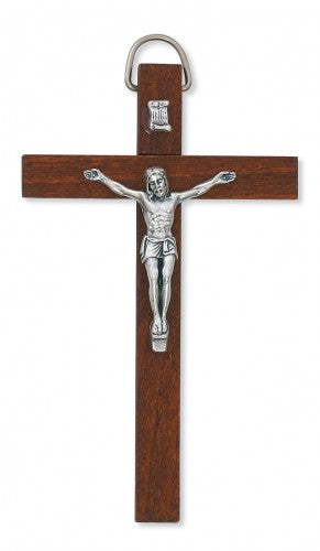 4 DARK BROWN CRUCIFIX"