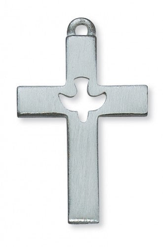 PEWTER CROSS 24"CH&BX