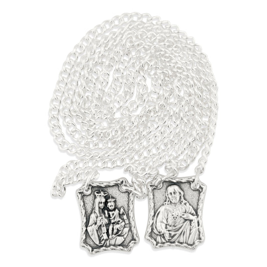 Our Lady of Mount Carmel Metal Scapular