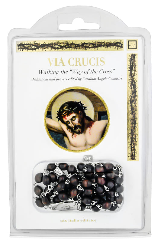 Stations of the Cross Rosary and Book Gift Set