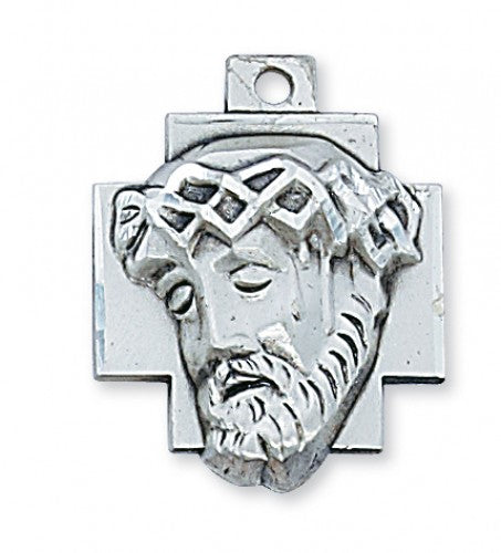 PEWTER ECCE HOMO WITH 24"