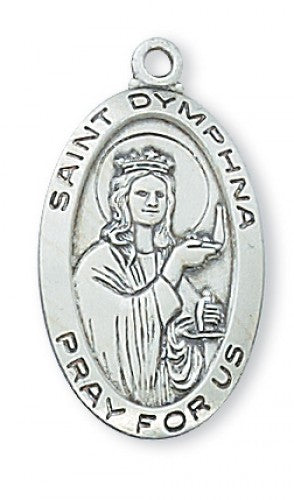 ST. DYMPHNA MEDAL Patron saint of nervous disorders
