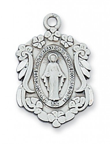 SS MIRACULOUS MEDAL 18CH&BX"