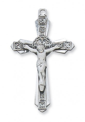 Sterling Silver Crucifix with 24" Chain