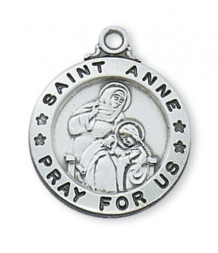 SS ST. ANNE 20" CHAIN & BOX