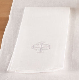 Poly/Cotton Blend Jerusalem Cross Purificator - 4/pk