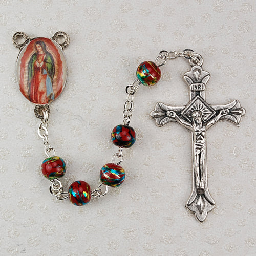 RED VENETIAN GLASS GUADALUPE