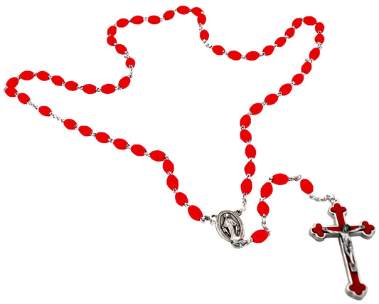 Catholic Rosary Beads with QuadLink Chain