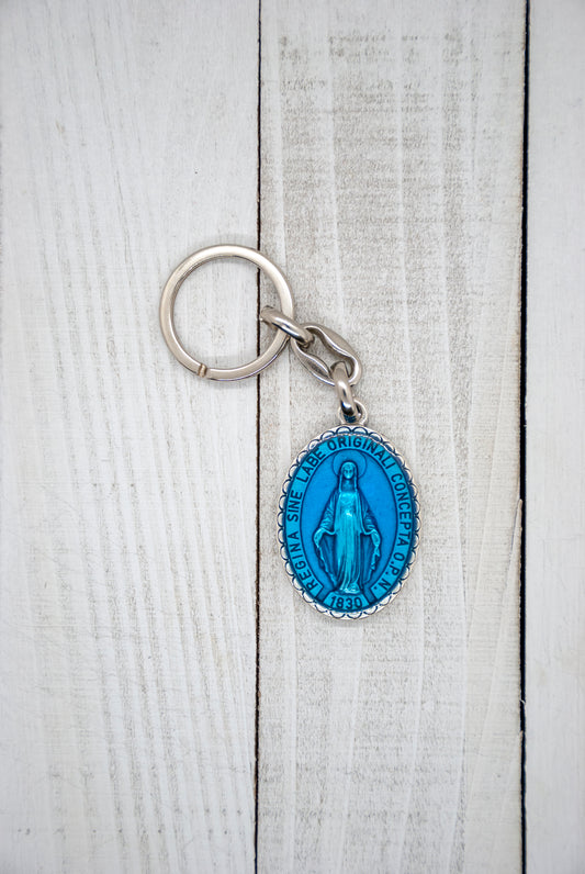 3" Deulxe Holy Subject and Saint Keychain in Full Color (Miraculous Medal)