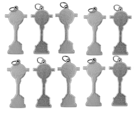 40mm First Communion Rosary Cross Pendant - Pack of 10