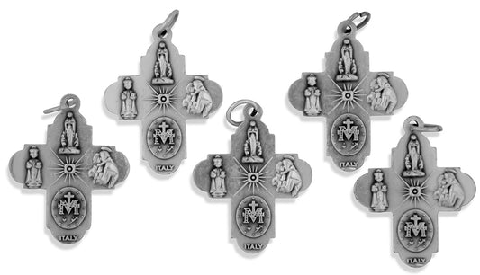 Traditional Catholic Four-Way Medal - Pack of 10