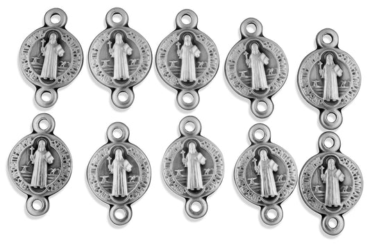 Traditional Saint Benedict Medal Our Father Beads - Pack of 10