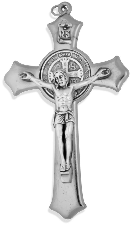 Traditional Saint Benedict Cross Pendant by Venerare