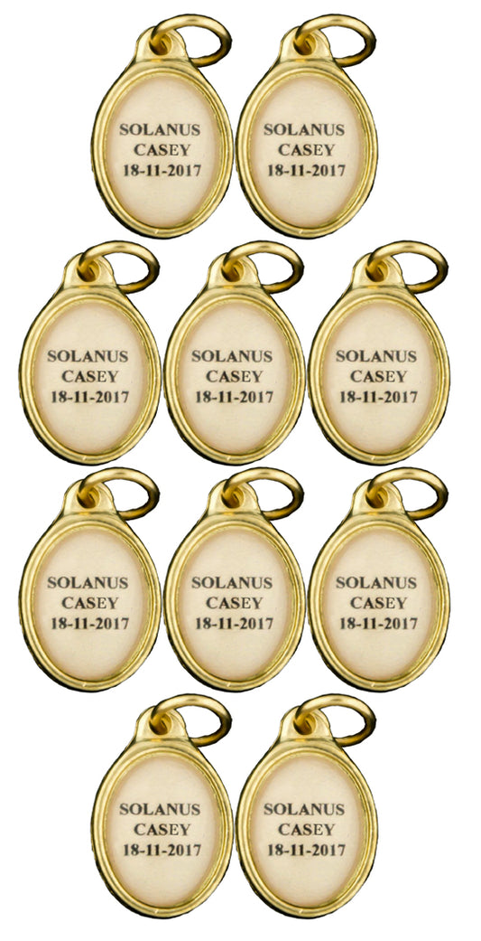 Blessed Solanus Casey Oval Charm - Pack of 10!
