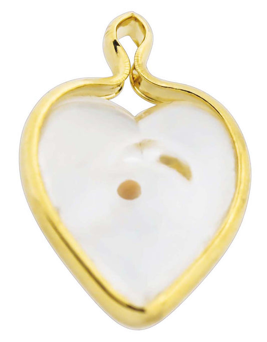 Mustard Seed Jewelry Pendant (Medium Heart)