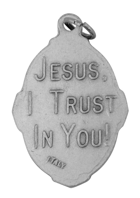1" Traditional Saint Medals (divine mercy)