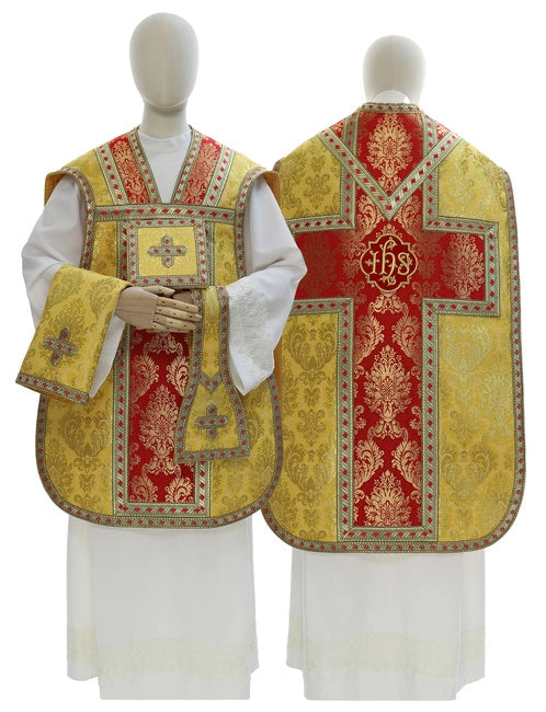 Gold/Red Roman Chasuble Design