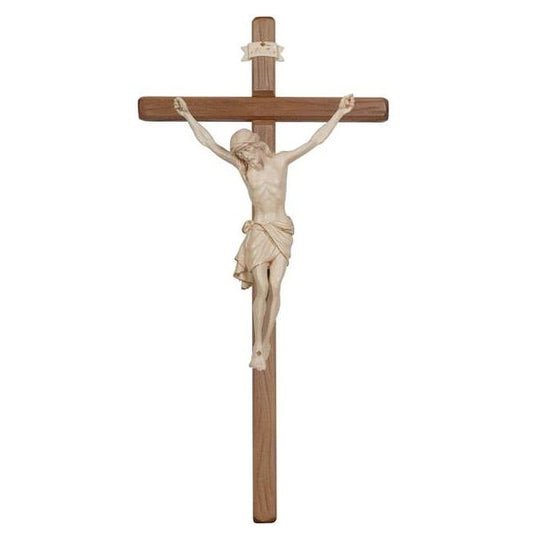 Corpus Siena Cross Straight Dark Stained - Made in Italy - 24 Inches