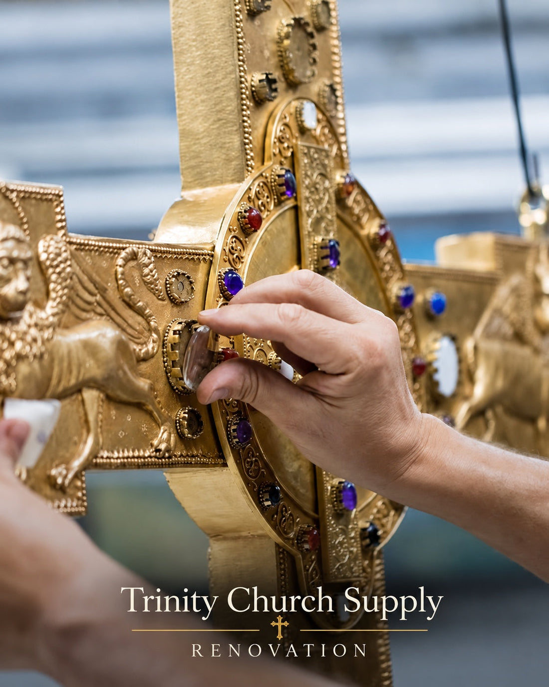 Catholic Church Restoration and Sacred Metalware Refinishing