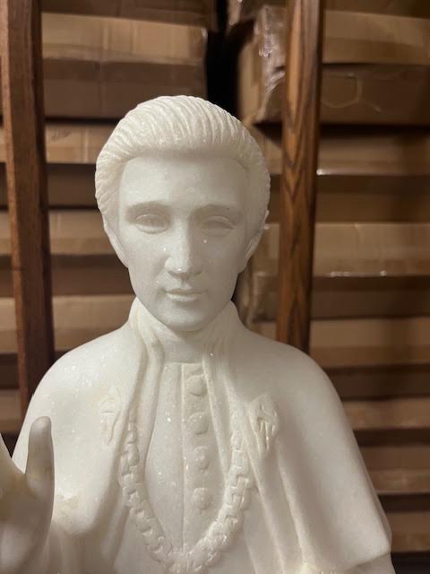 St. Pius X Statue Custom Carved Marble  30" Size