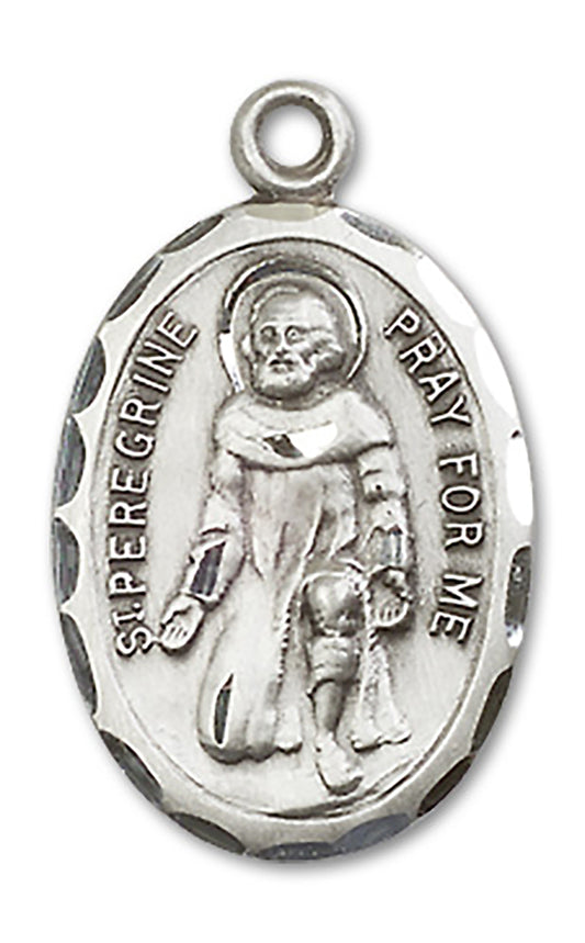 Sterling Silver Healing Saint Medal