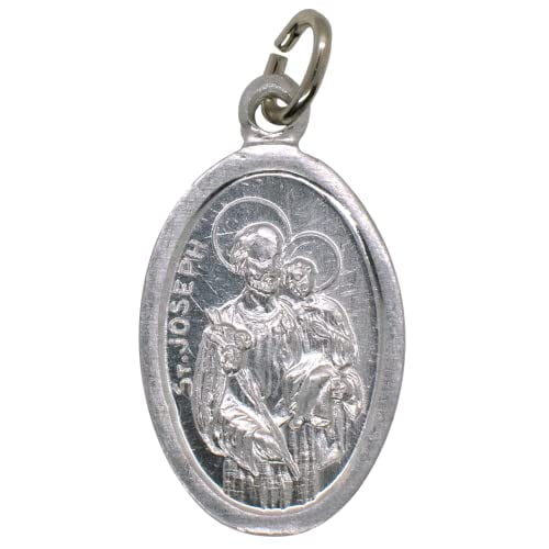 10 Pack of 1" St Joseph Medals | Patron Saint of Fathers and the Universal Church | Made in Italy