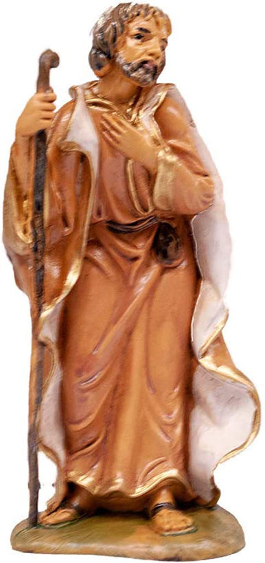 5" Venerare Joseph Christmas Nativity Figurine | Christmas Nativity | Made in Italy