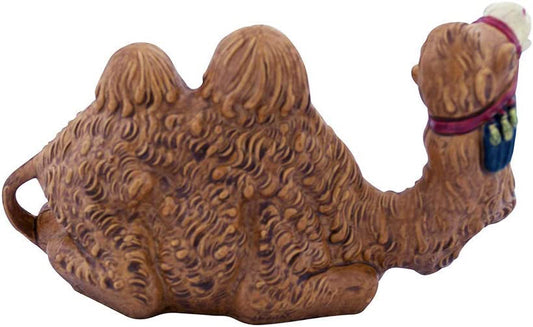 5" Kneeling Camel with Bridle | Perfect for Nativity Collection | Hand-Painted and Made in Italy