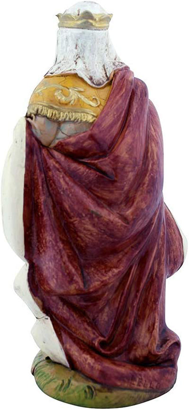 5" Wise Man - Gaspar | Three Kings | Christmas Nativity | Hand Painted and Made in Italy