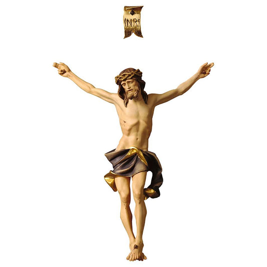 42" Corpus of Christ – Life-Size Hand-Carved and Hand-Painted Jesus Figure with Open Eyes