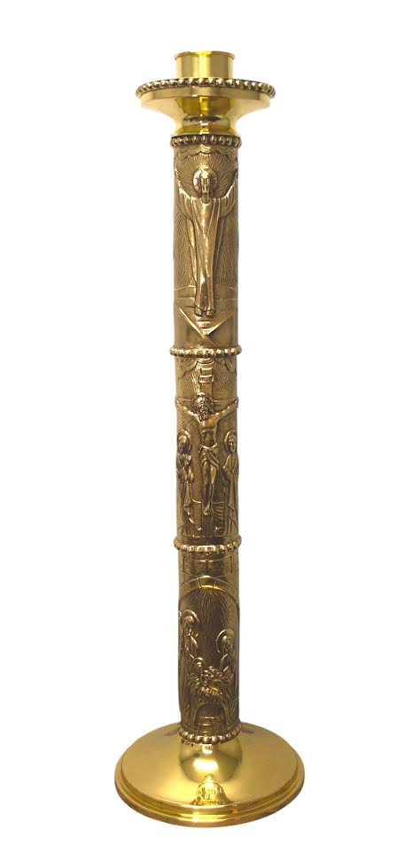 Life of Christ Paschal Candlestick Custom Designed