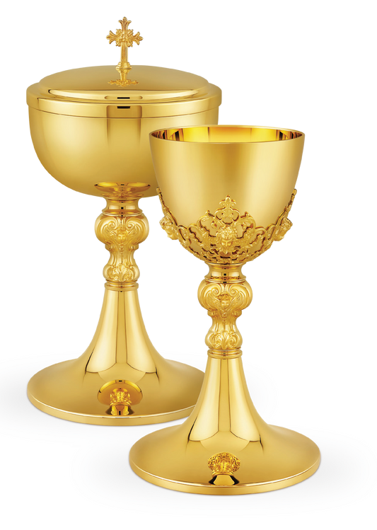 European 24K Gold Plated Chalice – A Testament of Sacred Craftsmanship