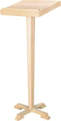 The Reverent Finished Lectern with Polished Wood Finish for Speaking Engagements