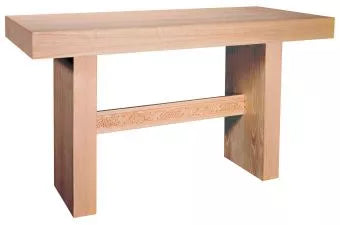 The Holy Ground Unfinished Altar with Pure Plain Trim for Spiritual Settings