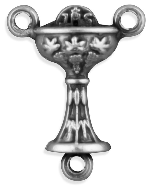 Pack of 5 First Communion Host and Chalice Rosary Centers