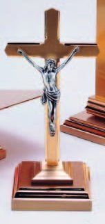 Alter Crucifix Combination Finish | Smooth Satin | High Polish Finish