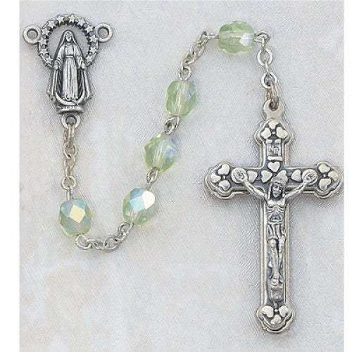 6MM PERIDOT ROSARY