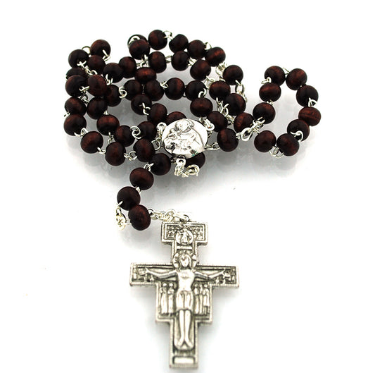 St. Francis of Assisi Rosary with San Damiano Crucifix
