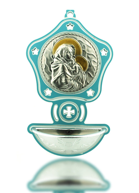 Children's Holy Water Font: Mary and Jesus - Perfect Gift for Christening & Baptism!