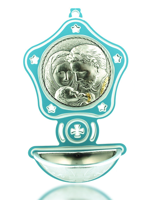 Children's Holy Water Font: Holy Family - Perfect Gift for Christening & Baptism!