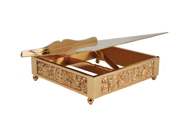 Missal Stand | Cast Textured Bronze In High Polish - Satin